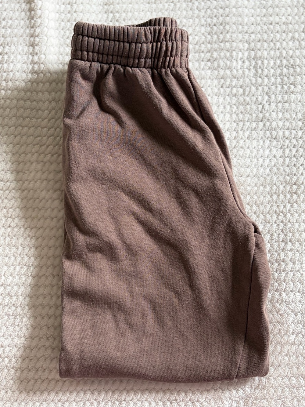 Garage Brown Elastic-Waist Sweatpants